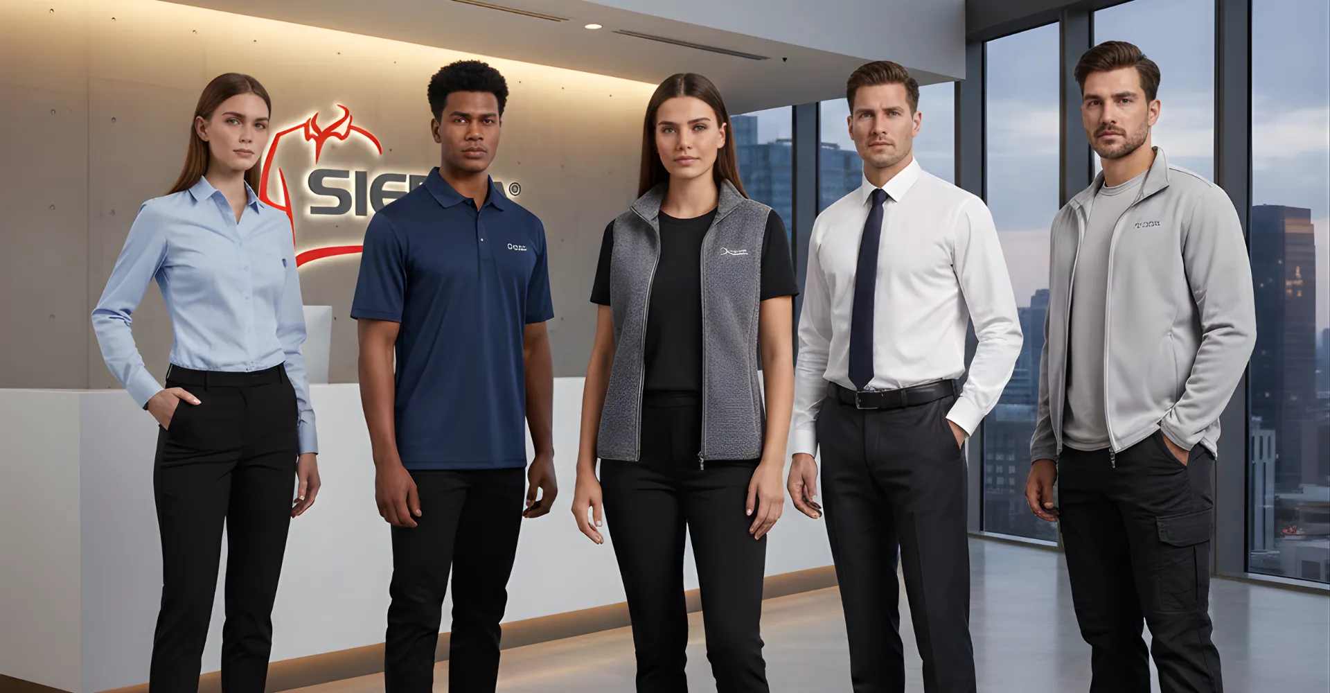 Uniformes corporativos personalizados para empresas