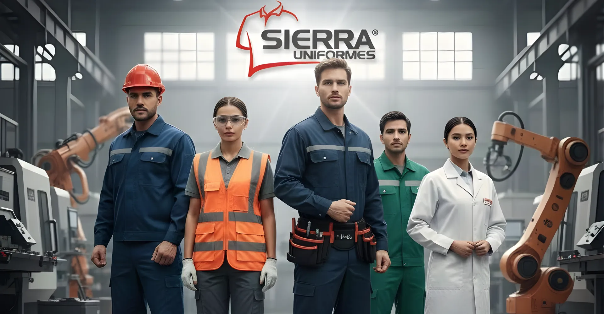 Uniformes industriales con diseño profesional
